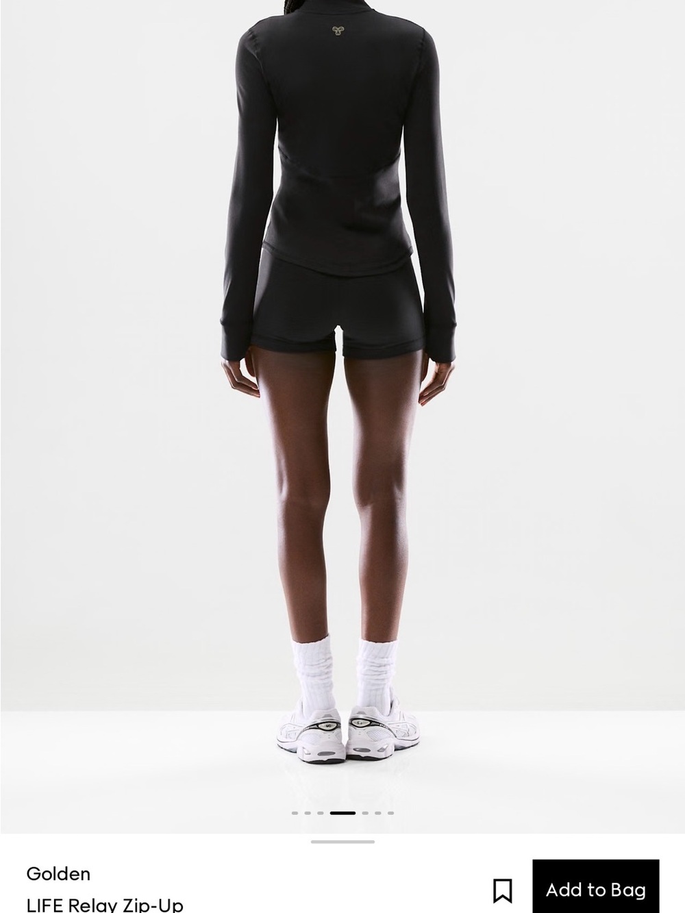 Aritzia TNA Black Relay Full-Zip Athletic Jacket - Picture 3 of 8